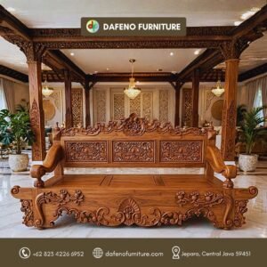 Natural Teak Bed
