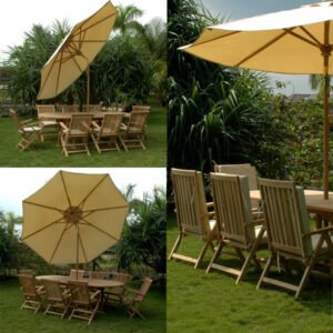 Outdoor Teak Dining Set